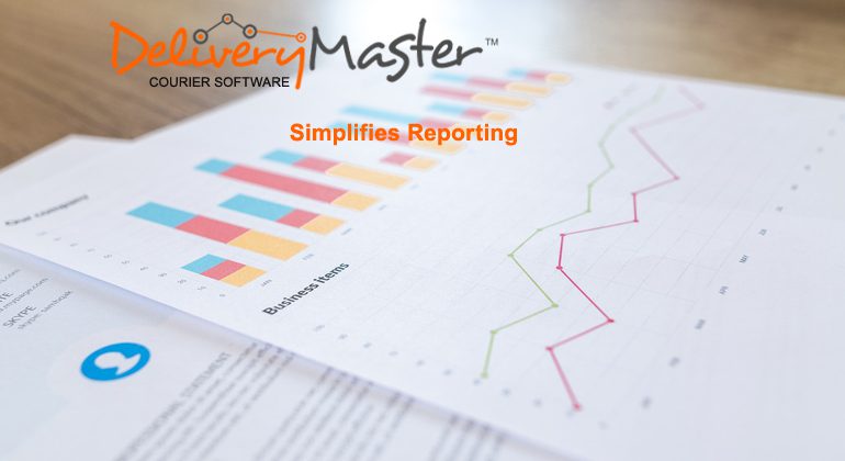 business report and graph chart produced by Courier Software